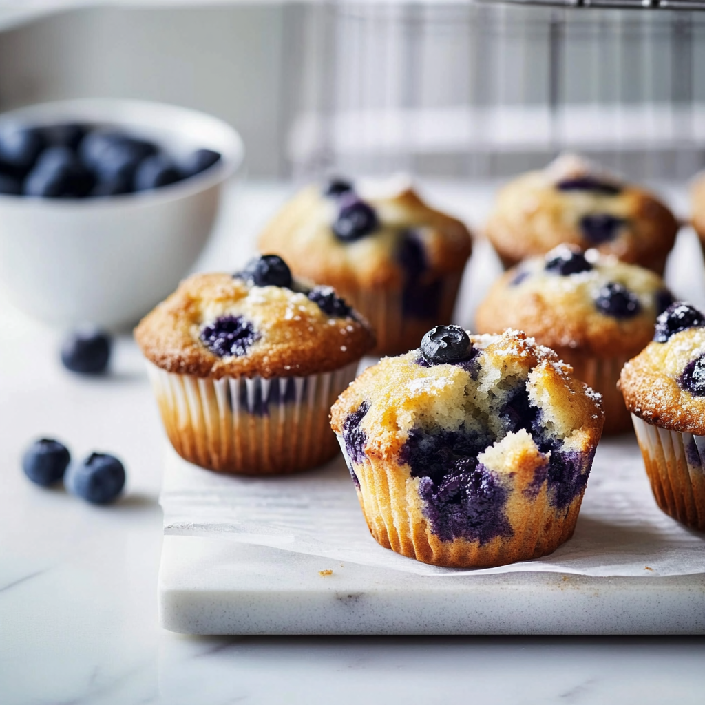 Fresh Blueberry Muffins
