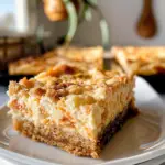 Carrot Cake Cheesecake Bars Dessert