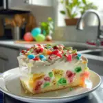 Easter Poke Cake Ready to Serve