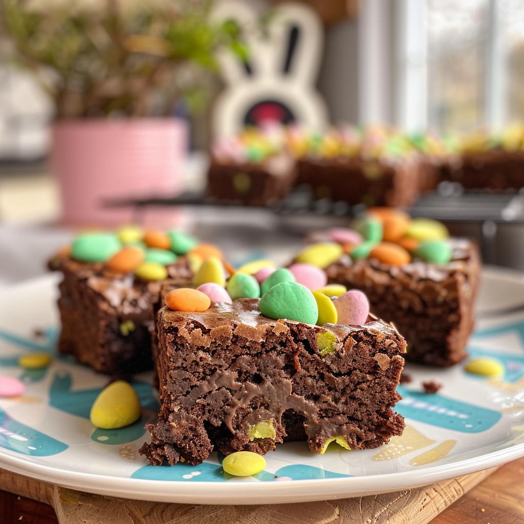 Easter Bunny Brownies