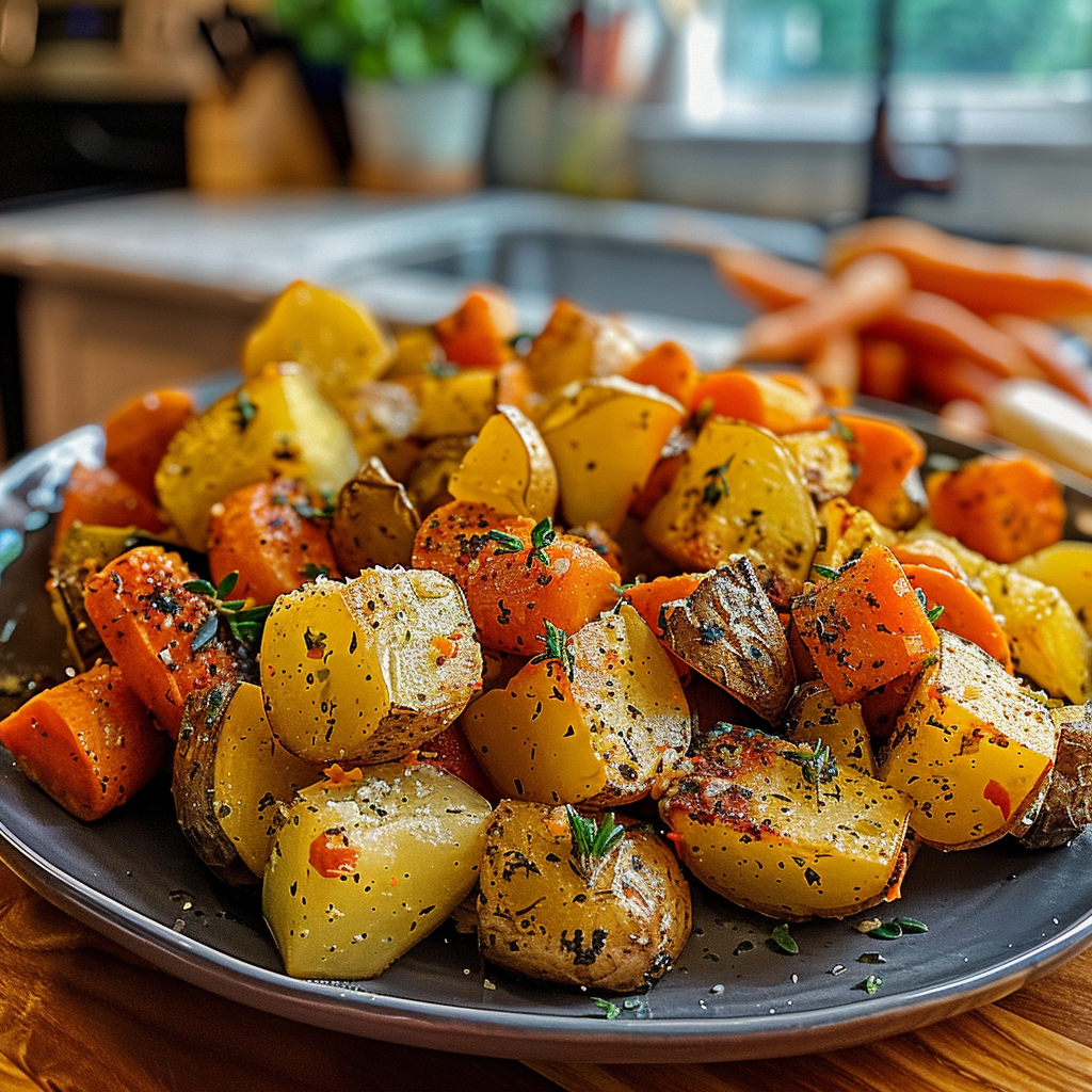 Garlic Herb Roasted Vegetables
