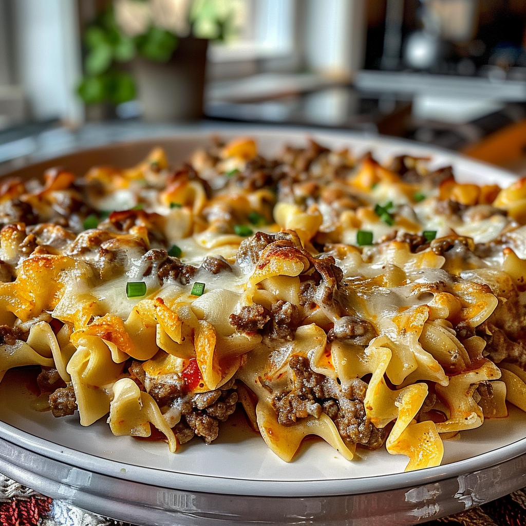 Sour Cream Beef Noodle Casserole