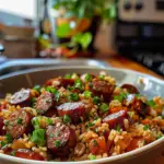 One Pot Sausage And Rice Dish