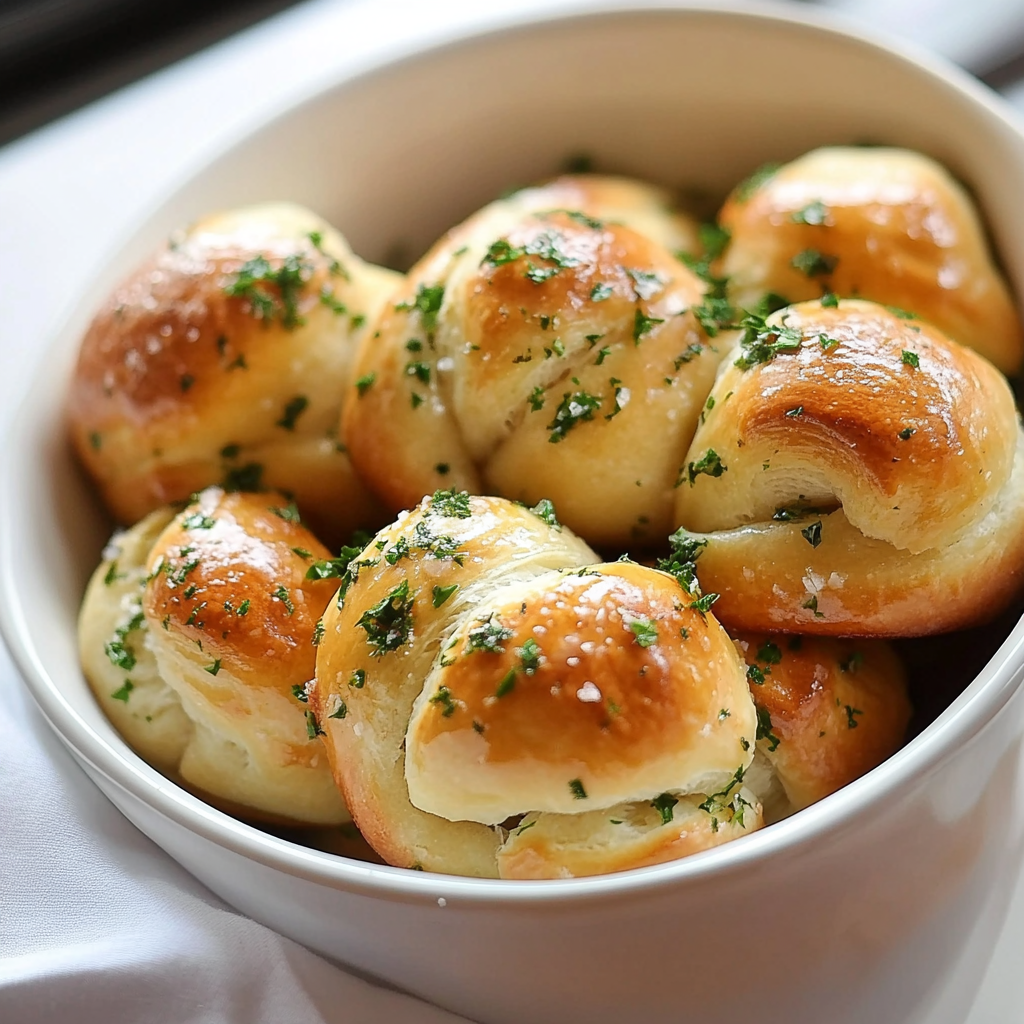 Garlic Knots Freshly Baked