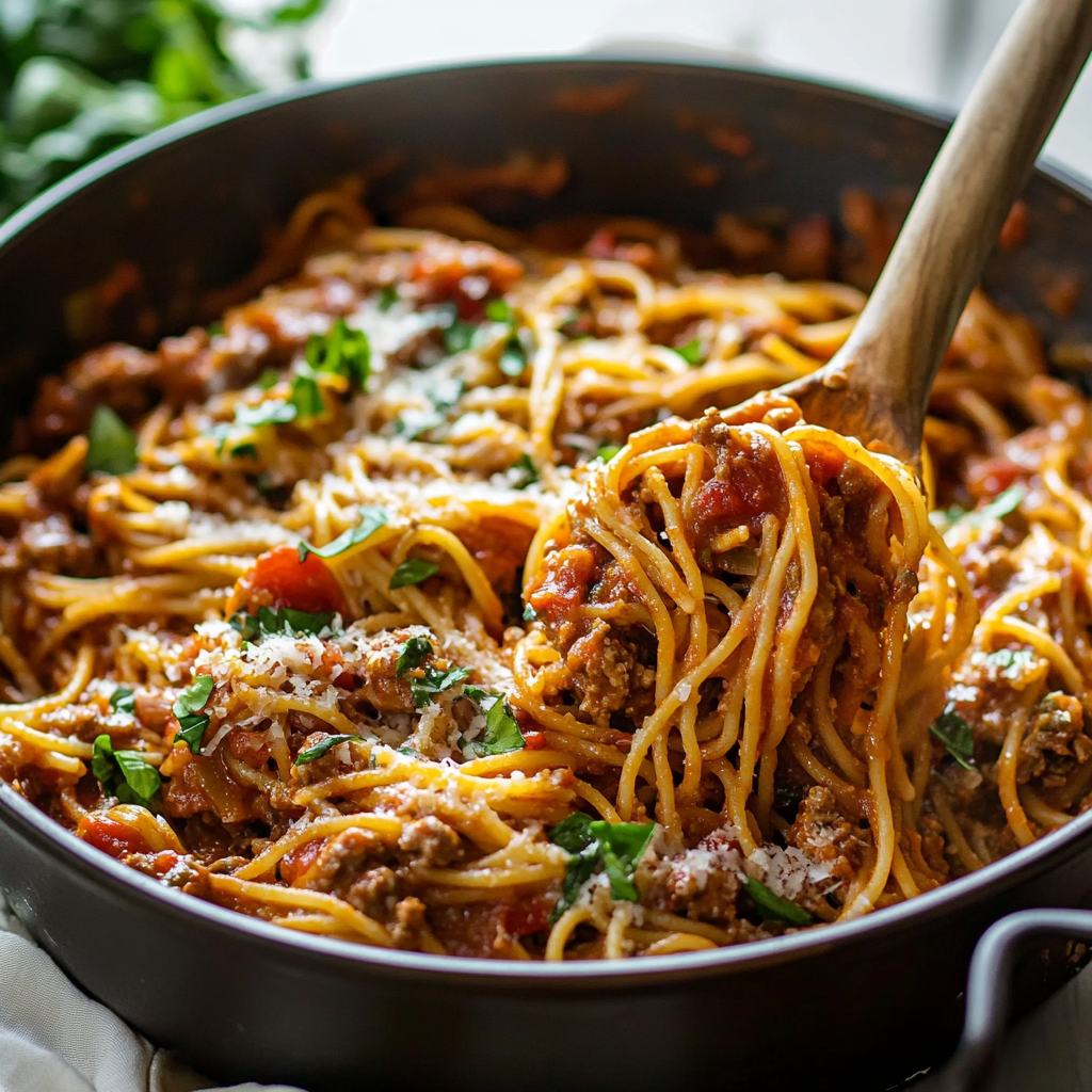 One Pot Spaghetti
