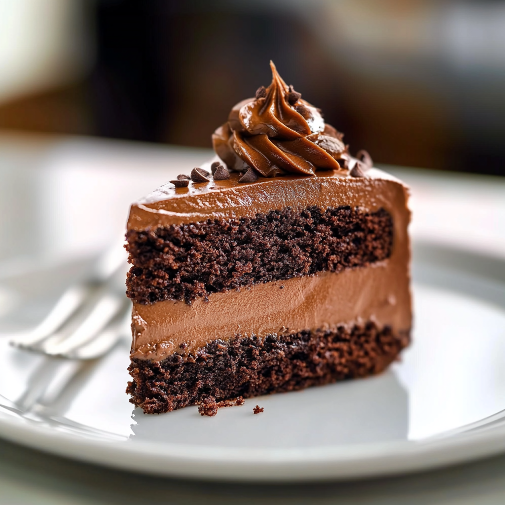 Chocolate Cake Slice