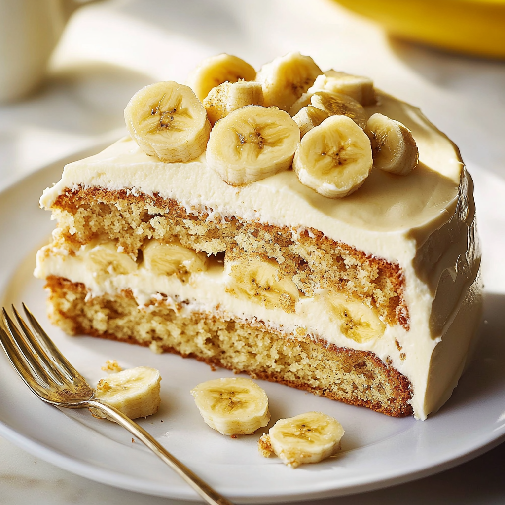 Banana Cake Slice