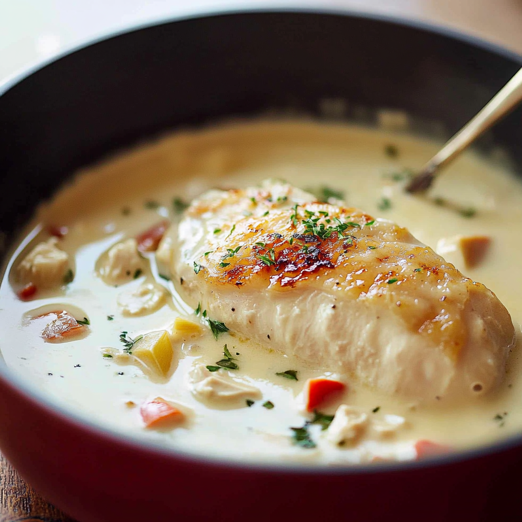 Chicken Cream Soup Dish