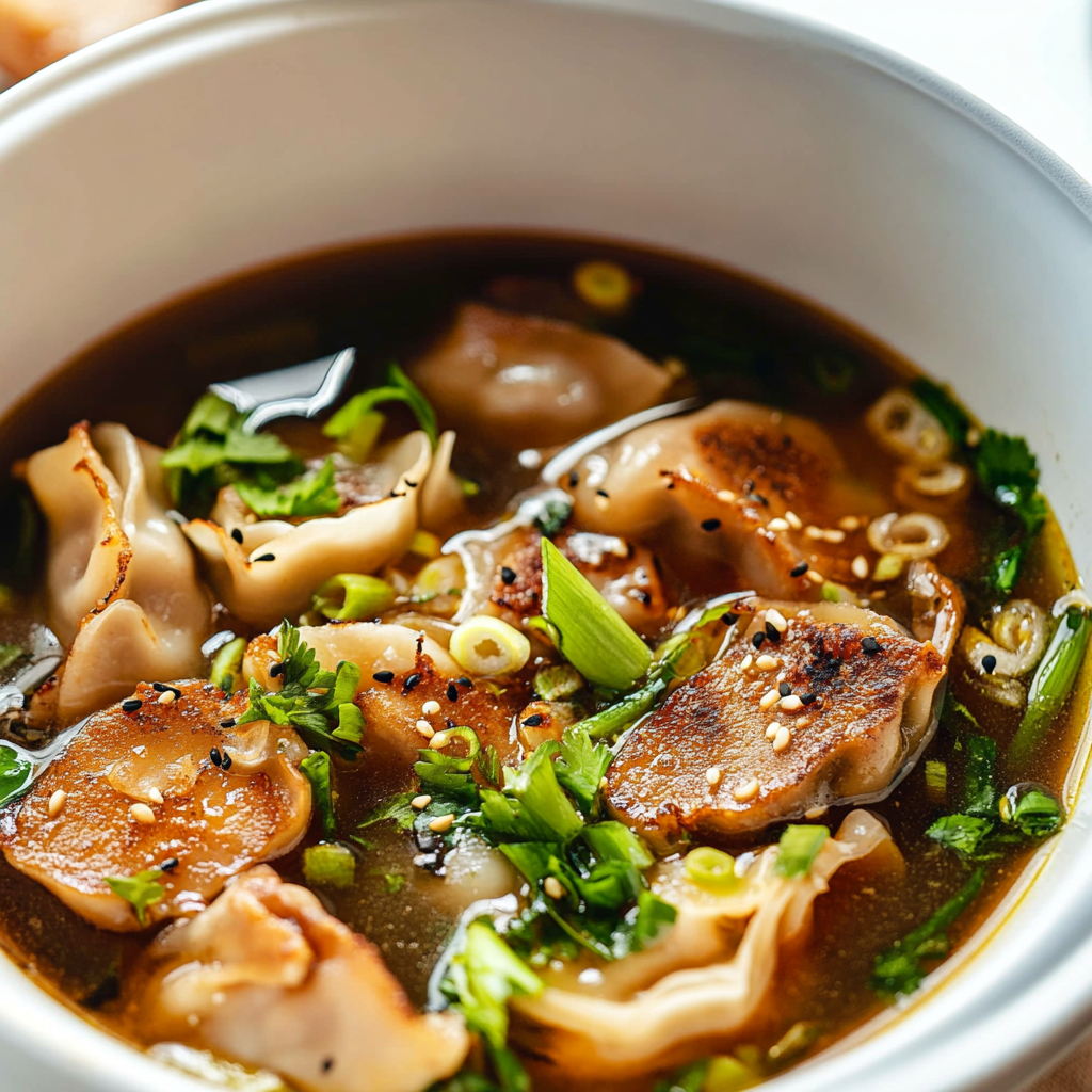 Potsticker Soup Dish
