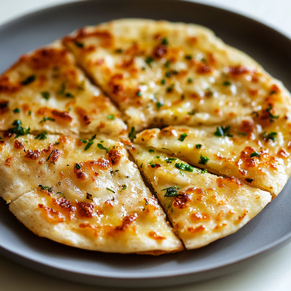 Air Fryer Tortilla Garlic Bread