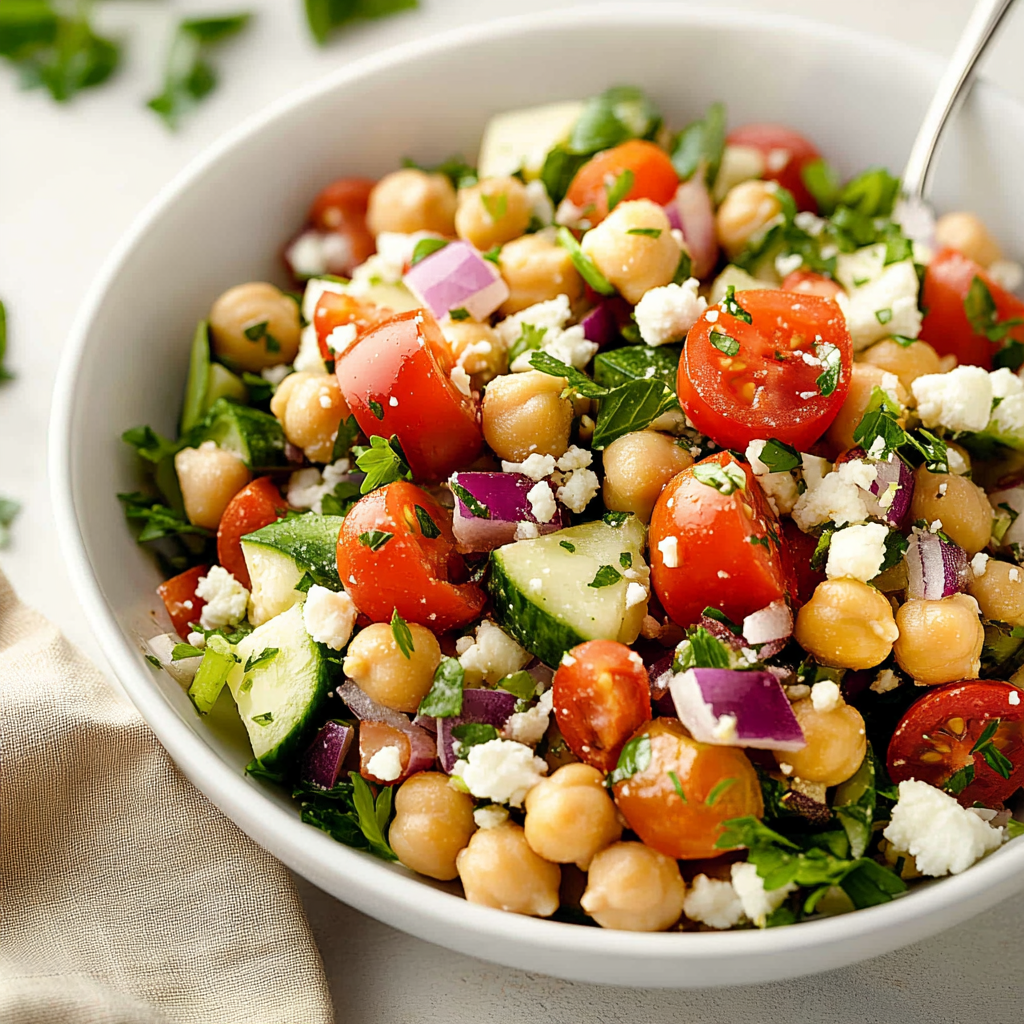 Mediterranean Chickpea Salad