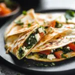 Spinach and Feta Quesadillas
