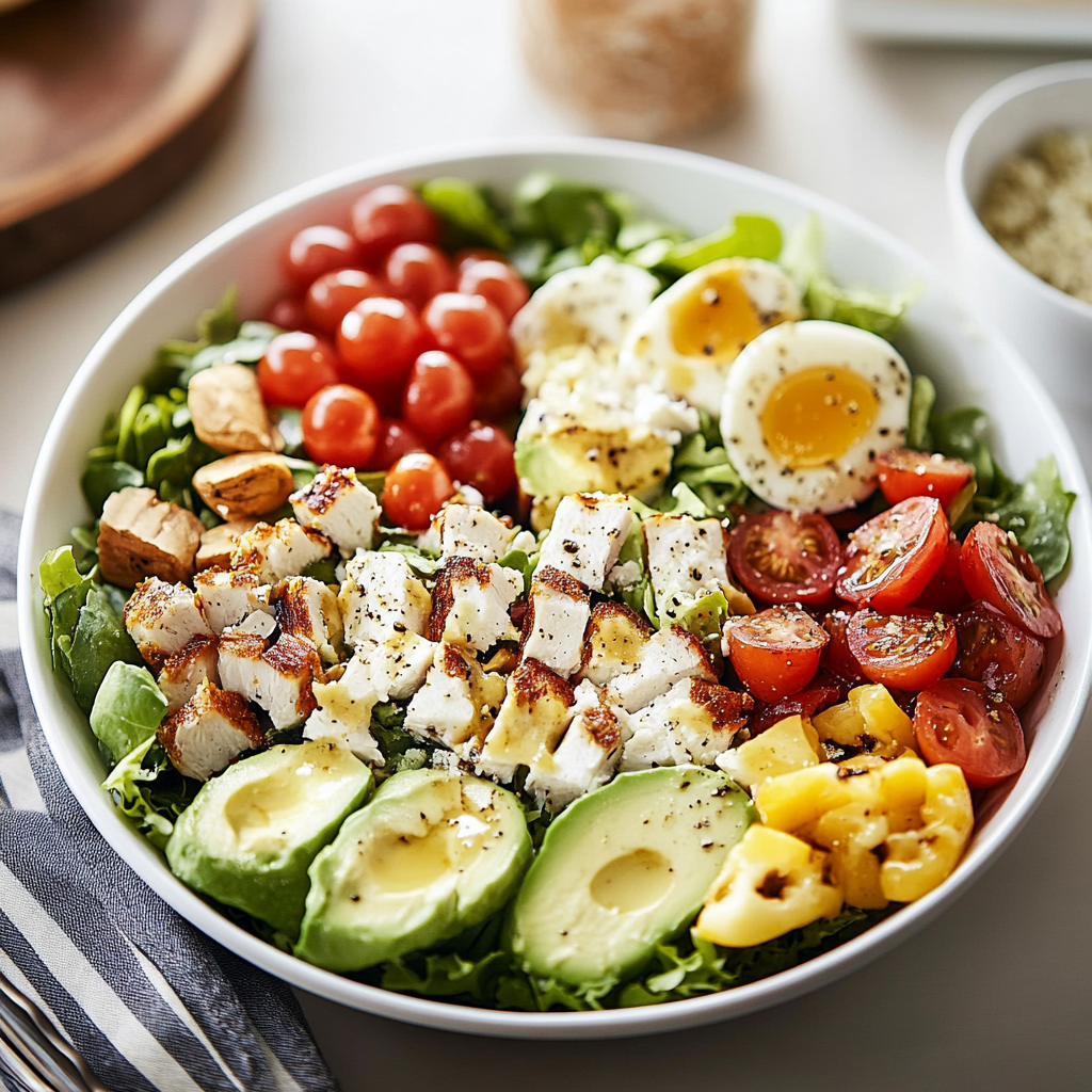 Cobb Salad Fresh Ingredients