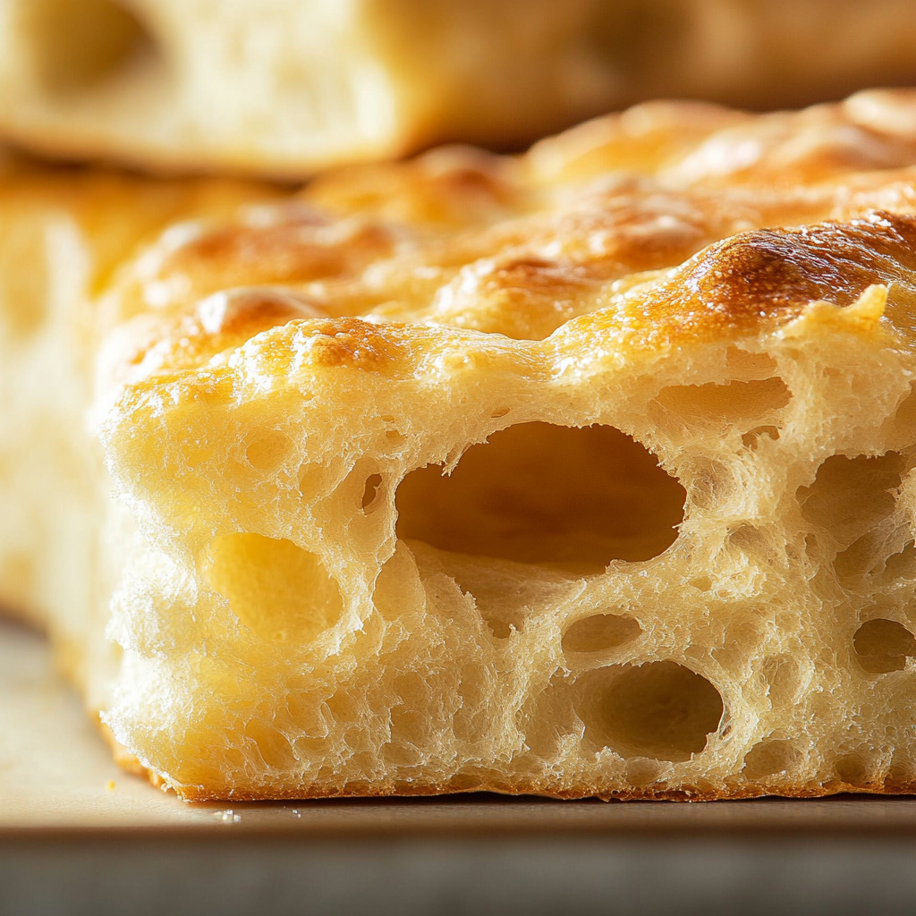 Homemade Focaccia Freshly Baked