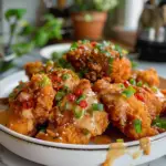 Crispy Bang Bang Chicken Close-Up
