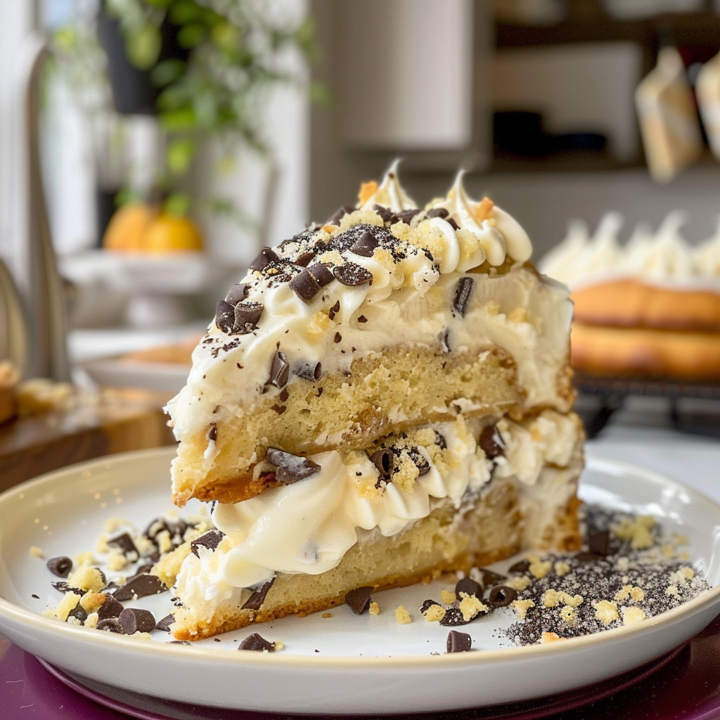 Delicious Cannoli Cakern