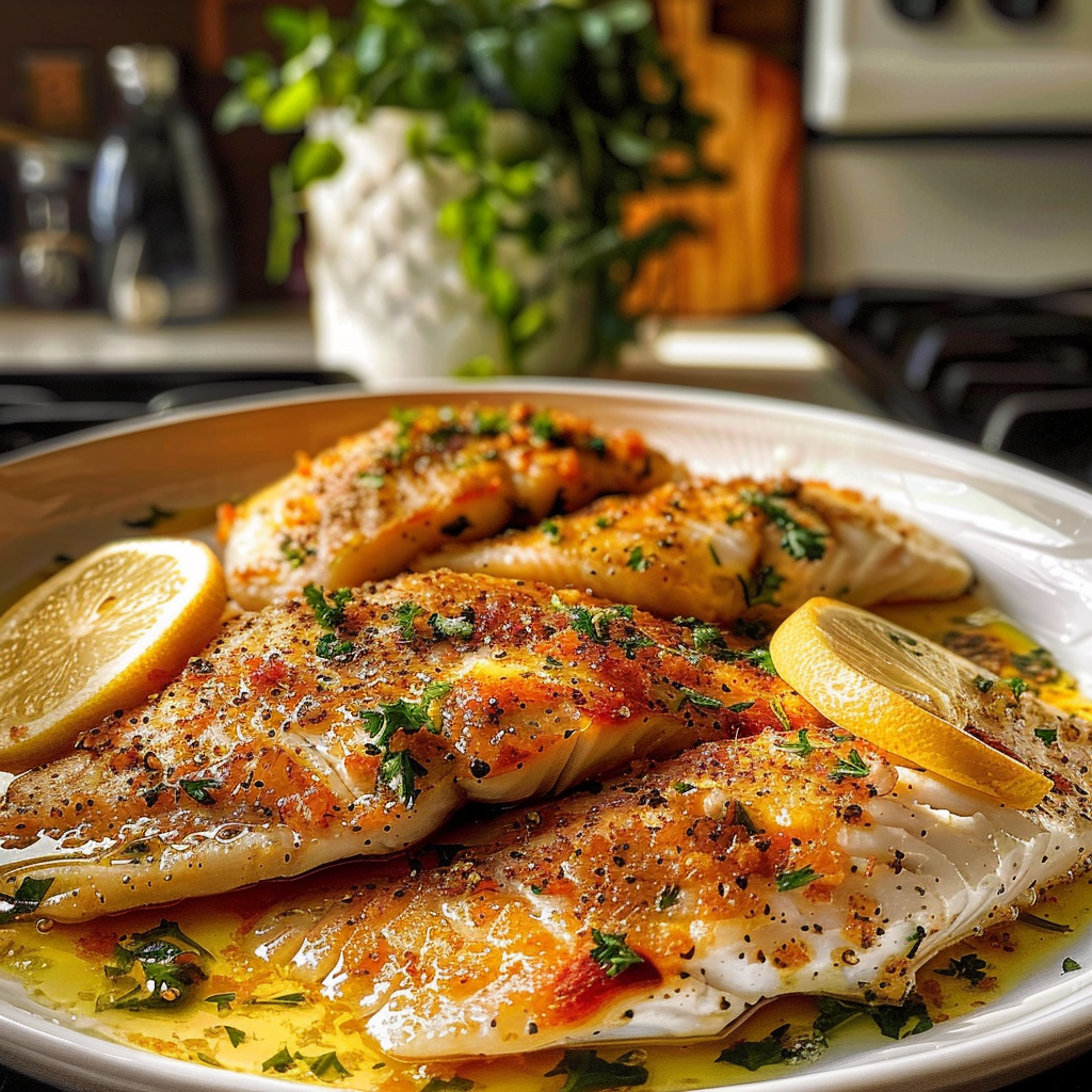 Garlic Butter Oven-Baked Tilapia