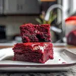 Fudgy Red Velvet Brownies