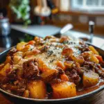 Angel Beef Casserole Dish