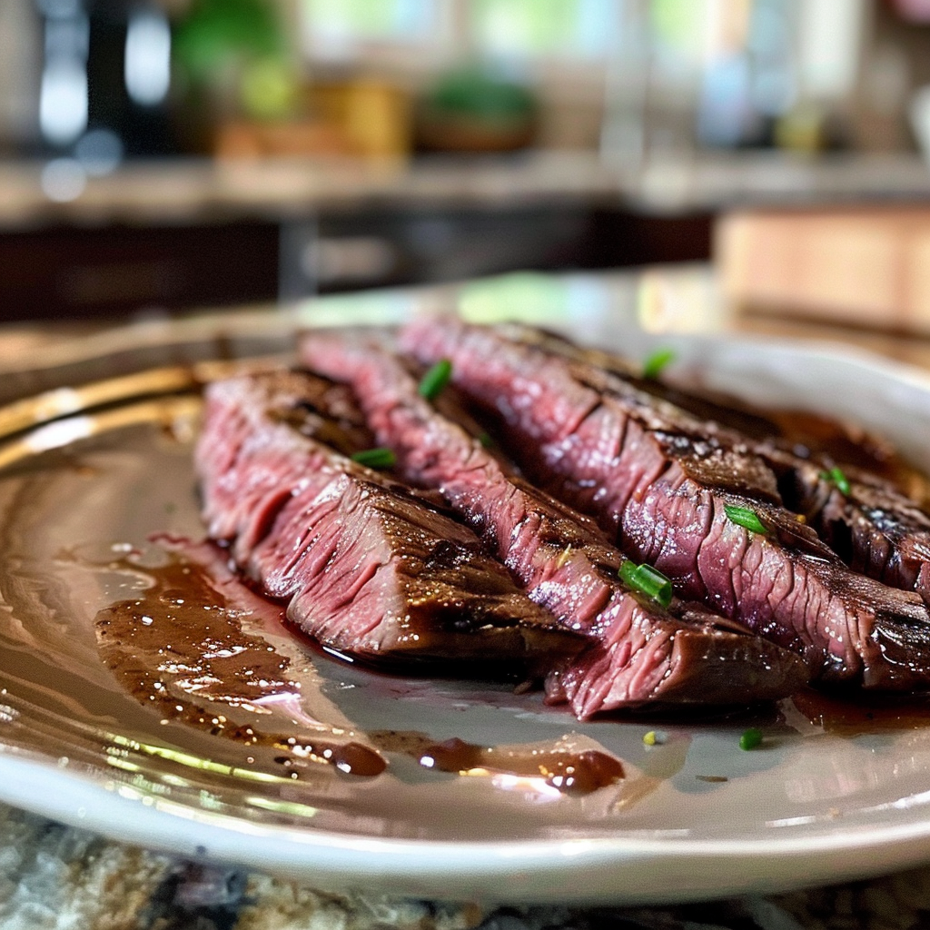 Traeger Flank Steak on the Grill