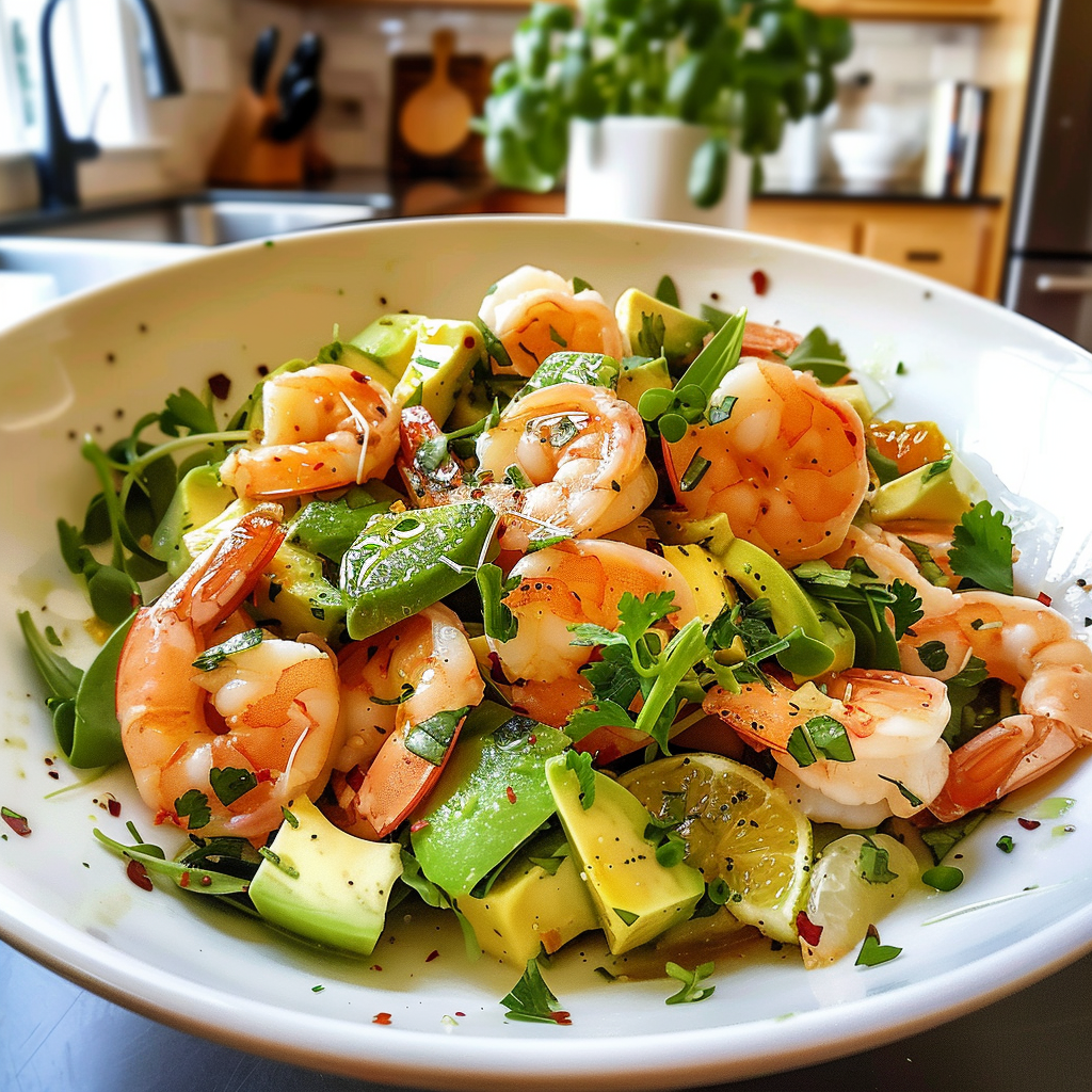 Vibrant Shrimp & Avocado Salad