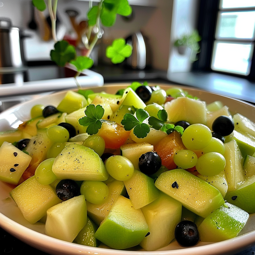 St. Patrick’s Day Green Fruit Salad