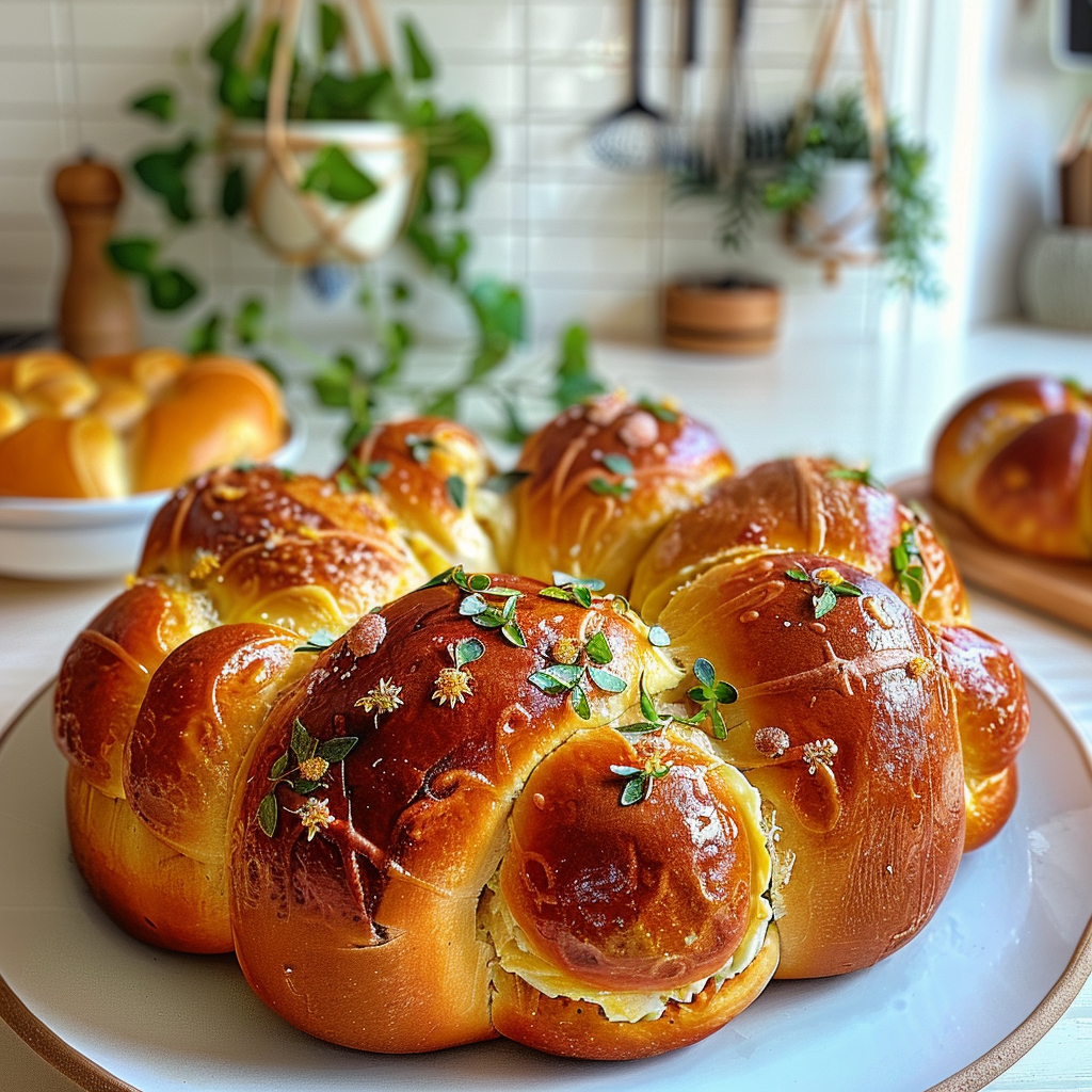 Greek Easter Bunny Bread