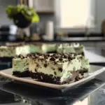 Mint Oreo Cheesecake Bars