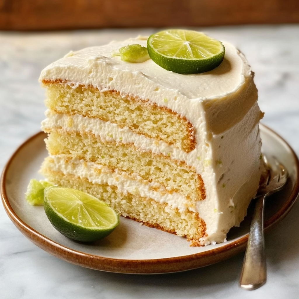 Key Lime Cake with Cream Cheese Frosting Recipe