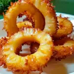Crispy Fried Pineapple Rings