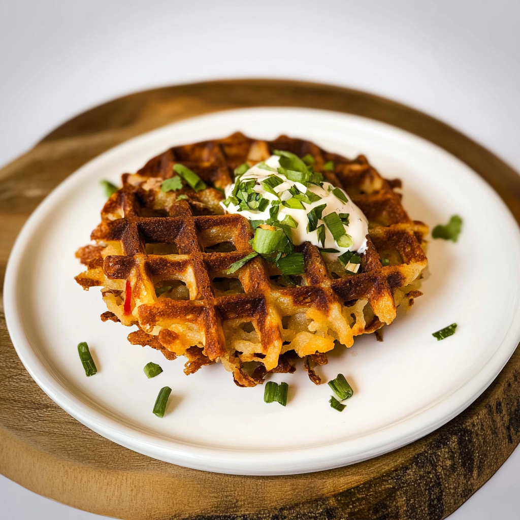 Savory Hashbrown Chaffle Recipe
