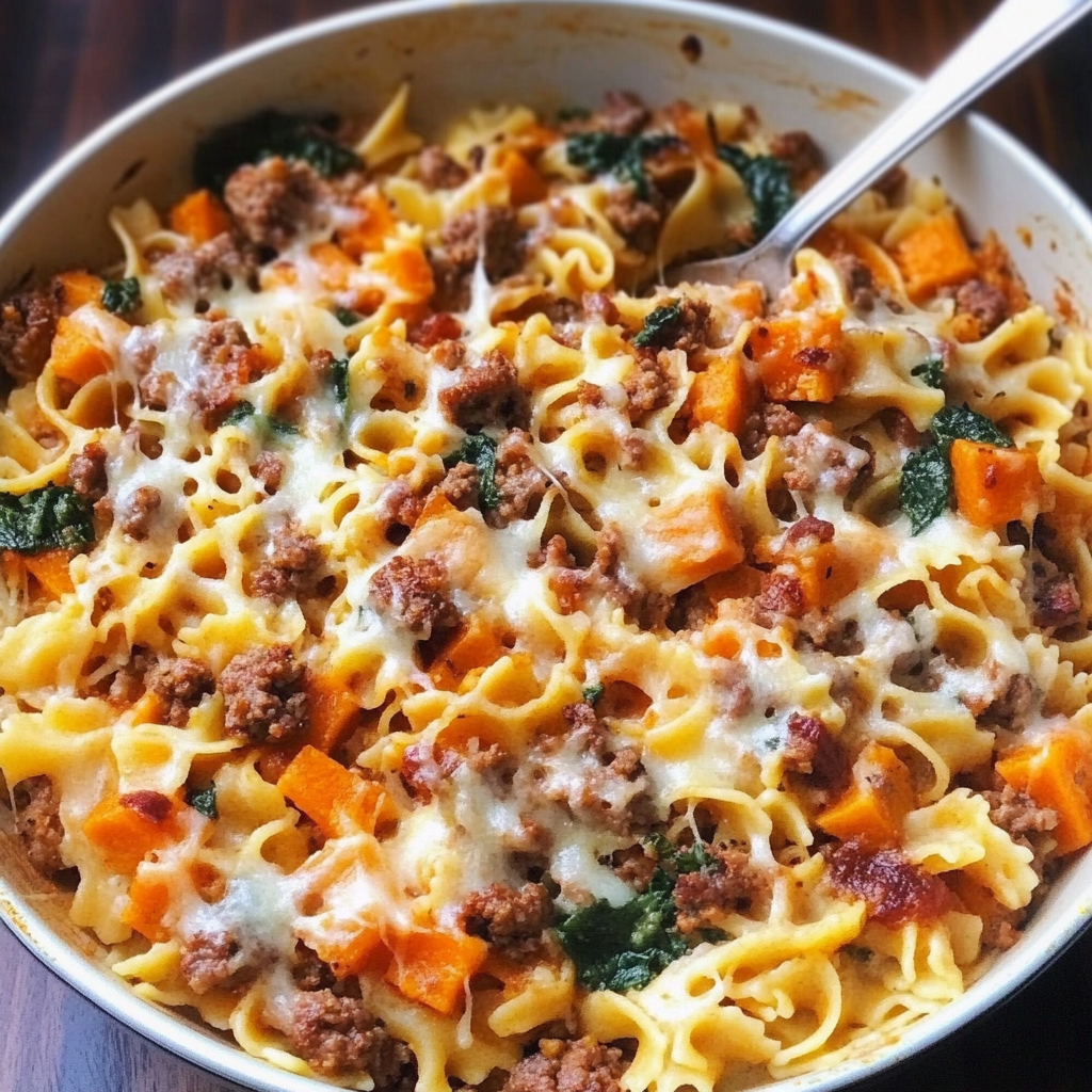 Butternut Squash Sausage Pasta