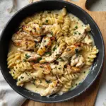 Creamy White Cheddar Chicken Pasta