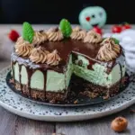 Mint Chocolate Swirl Cheesecake Pie Recipe