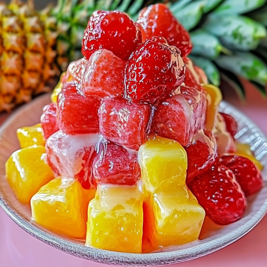 Strawberries and Pineapple Candy