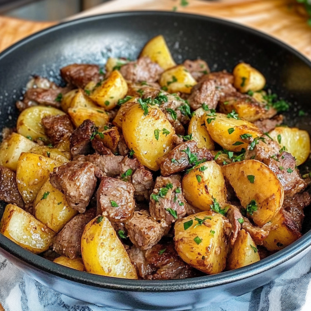 Easy Garlic Butter Steak and Potatoes Recipe