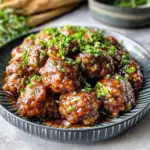 Korean Barbecue Meatballs