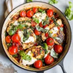 Baked Caprese Chicken Skillet Recipe