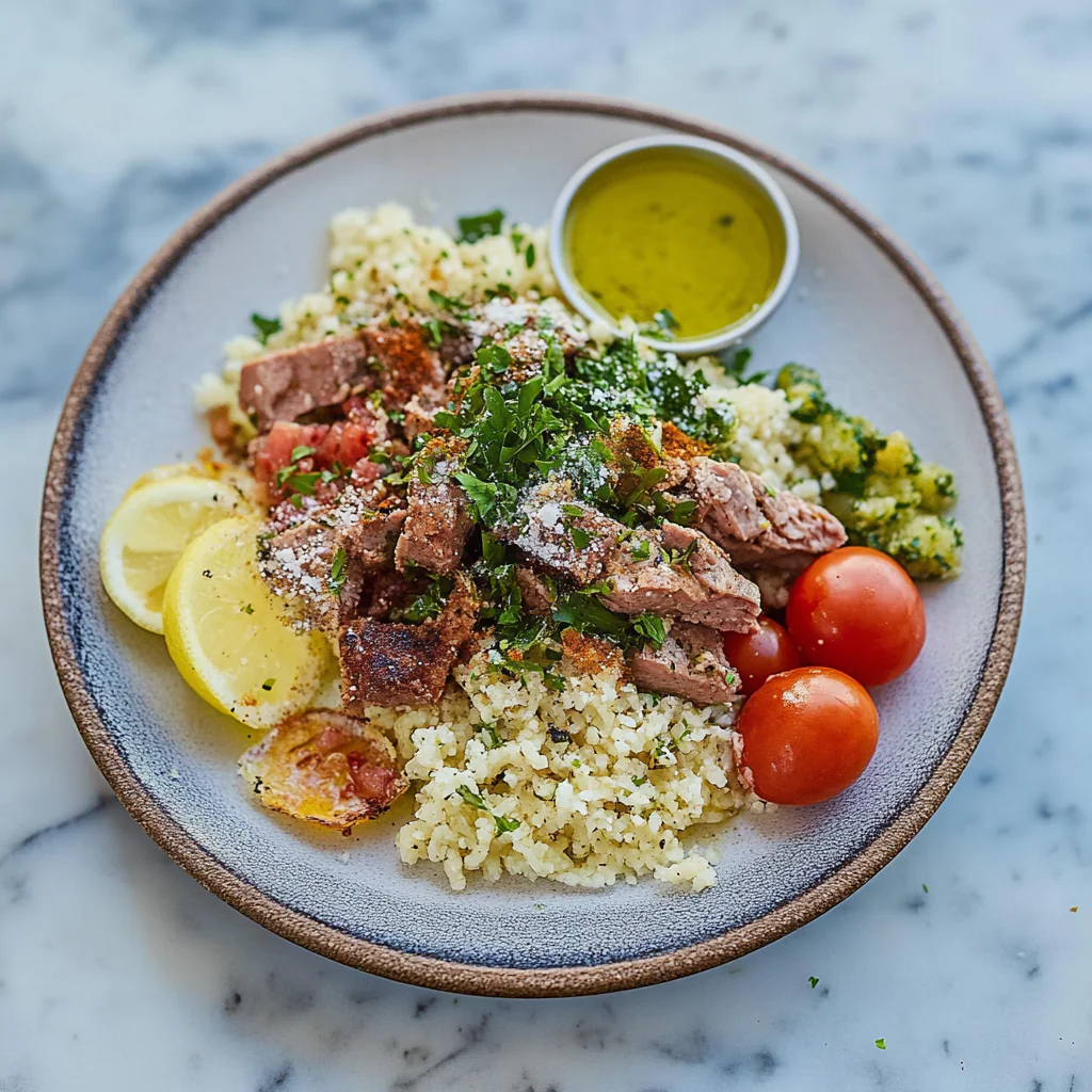 Mezze Plate with Toasted Za’atar Pita Bread