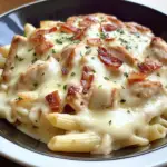 Creamy Chicken Bacon Ranch Pasta Bake Recipe