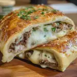 Philly Cheesesteak Stromboli Recipe