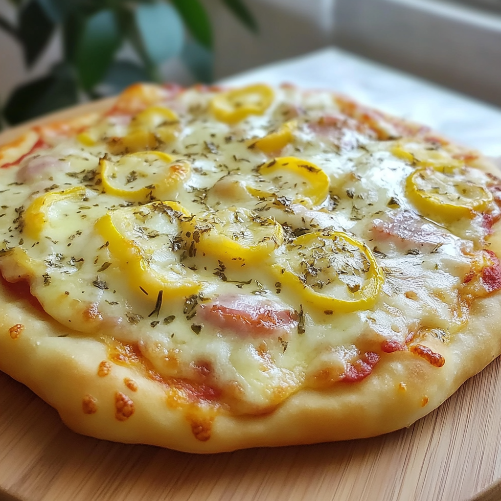 White Banana Pepper Pizza Recipe