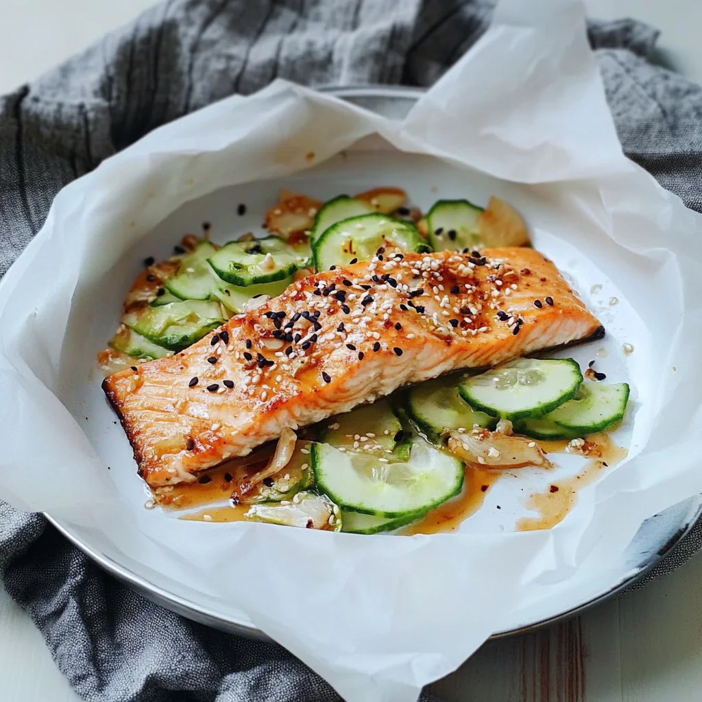Baked Sesame-Ginger Salmon
