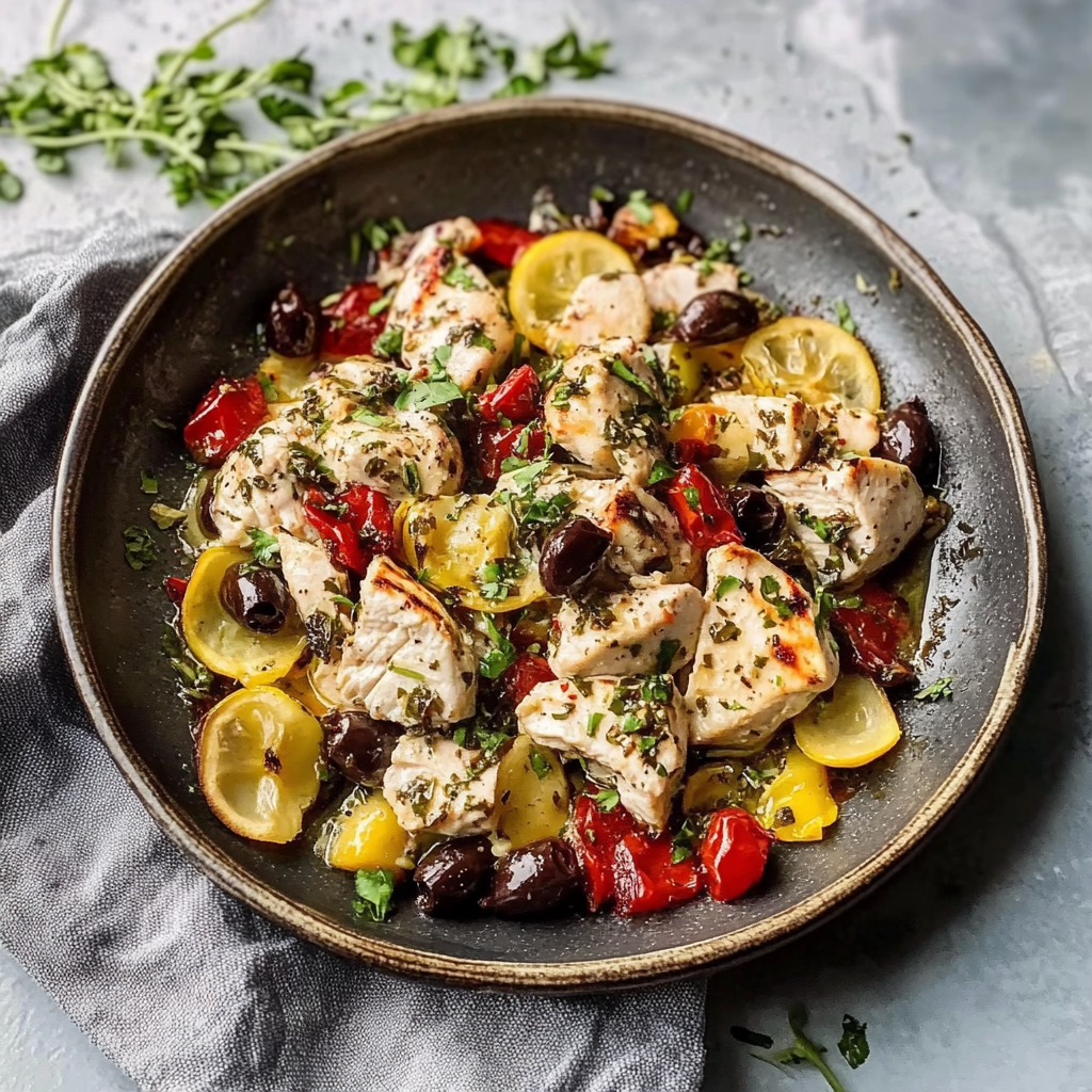 Greek Chicken with Feta & Kalamata Olives