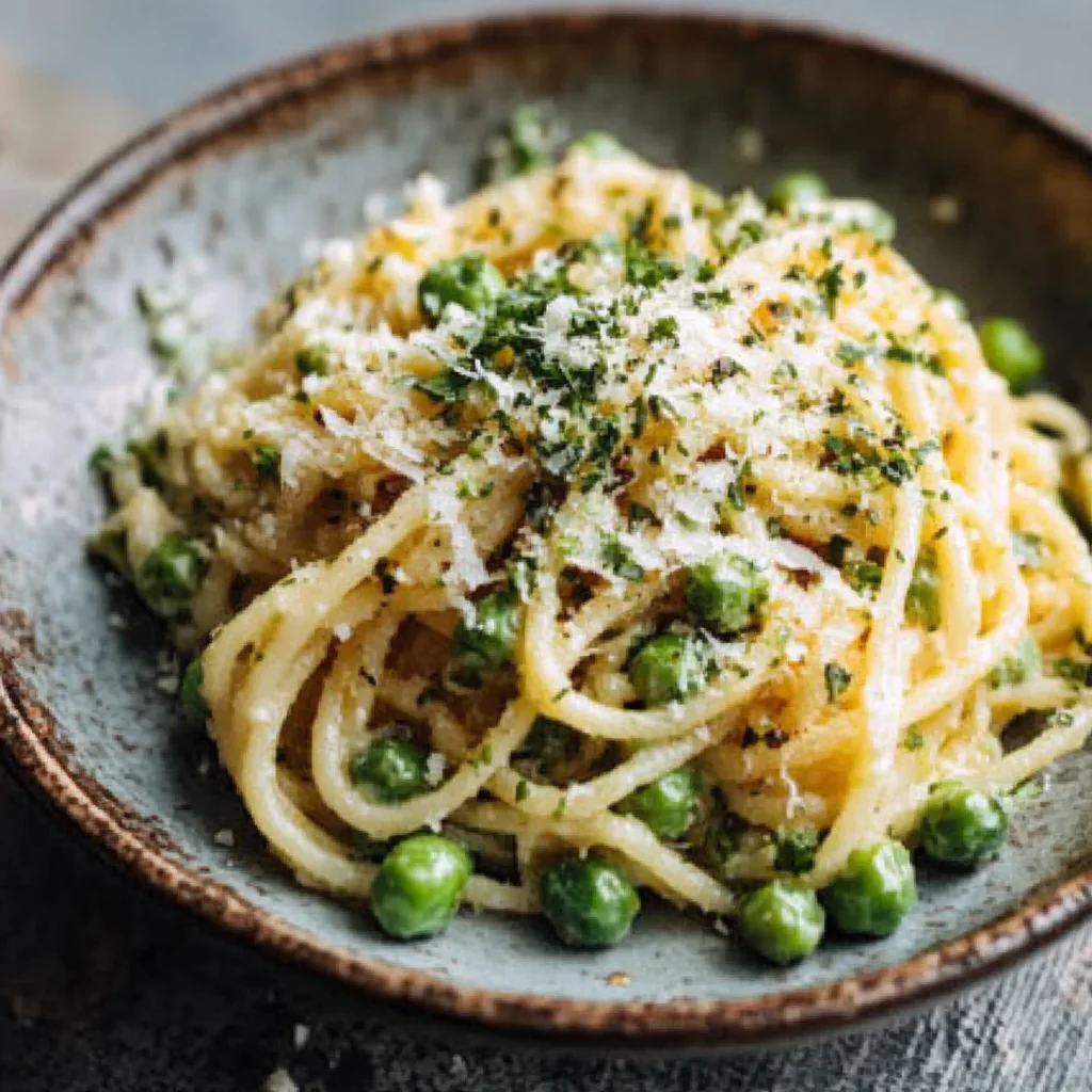 Instant Pot Spaghetti with Goat Cheese & Mint