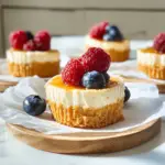 Mini No-Bake Cheesecakes