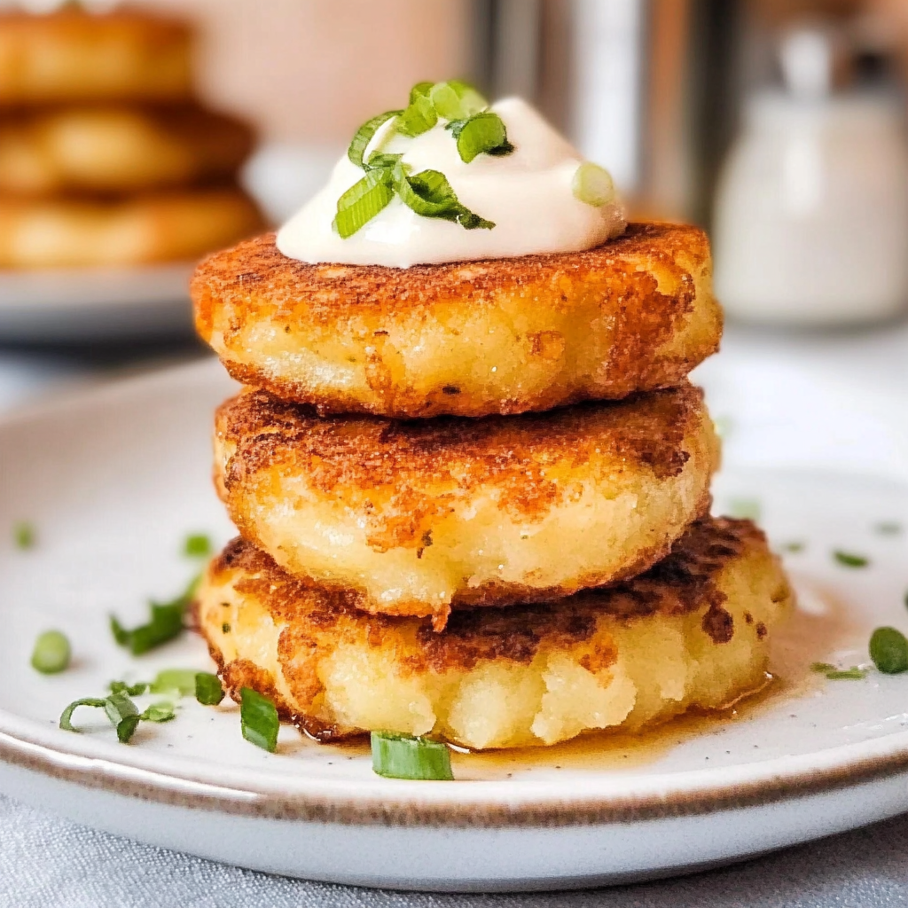 Crispy Mashed Potato Fritters