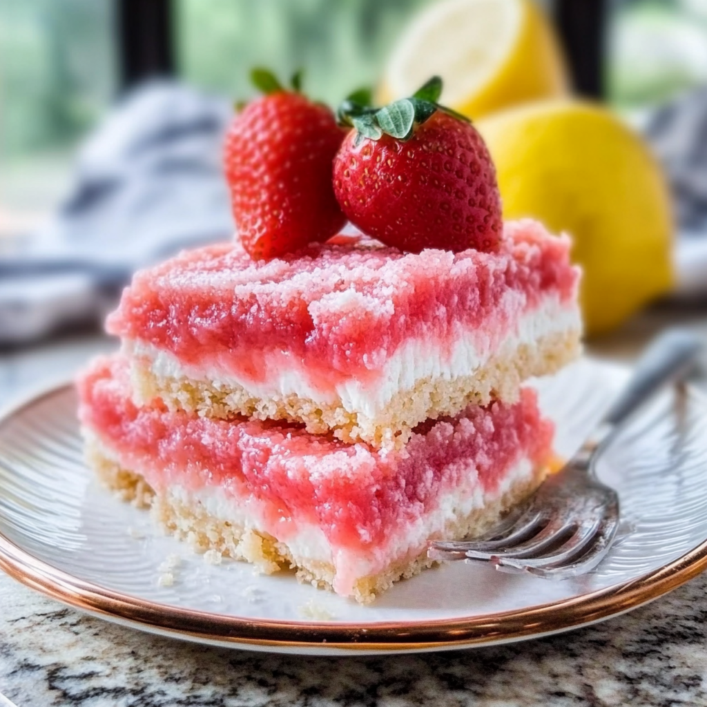 Strawberry Lemon Bars