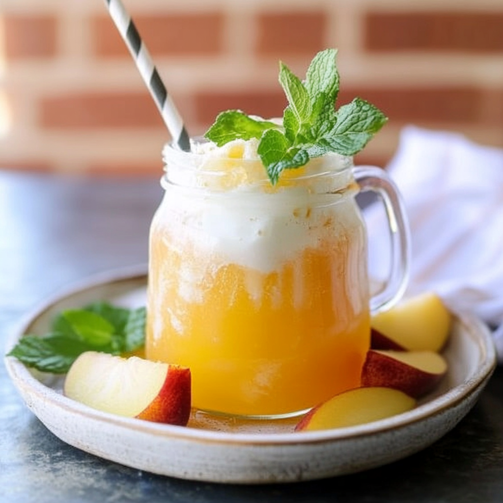 Peach Iced Green Tea Recipe