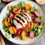 Grilled Peach & Burrata Salad Recipe